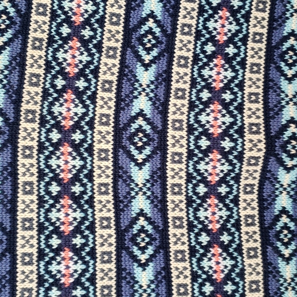 014 Urban Outfitters CPO Spring Fair Isle Striped Pullover Sweater sz M Men's - Picture 5 of 11